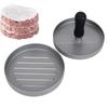Högkvalitativ rund hamburgarform aluminiumlegering hamburgarkött nötkött BBQ burgarköttpress köksmatform