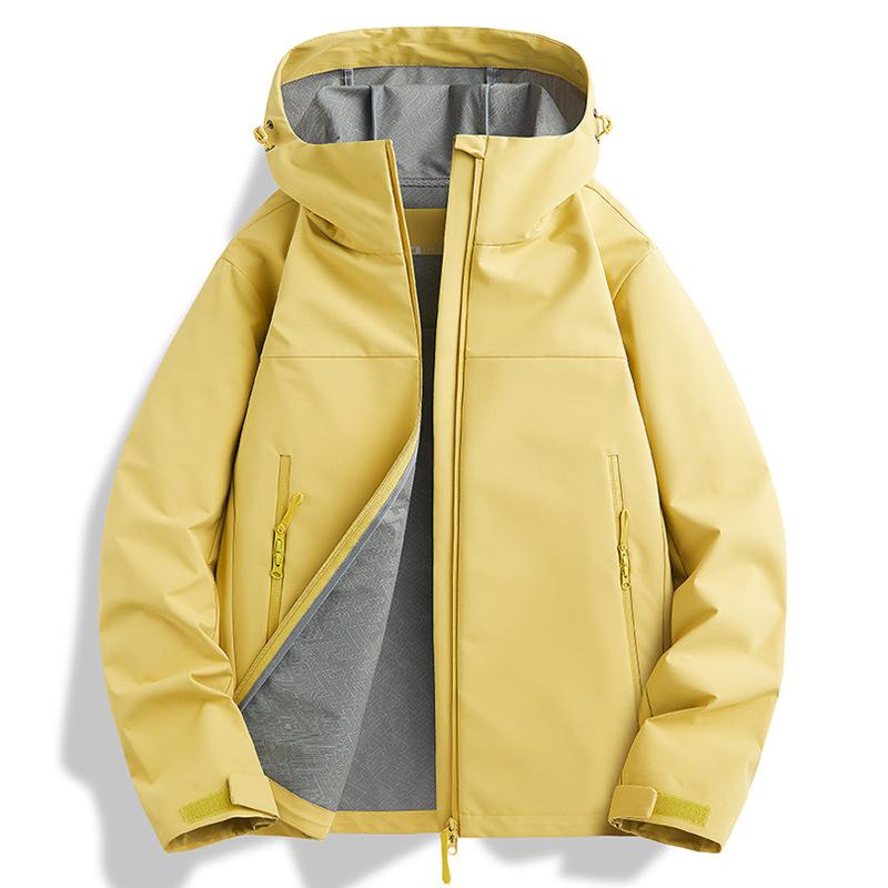 Jacket Windproof Waterproof Loose Men's and Women's Casual Fashion Versatile Mountaineering Couple Jacket Autumn and Winter Outdoor