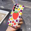 Colorful Strawberry Pattern Phone Case for Samsung Galaxy S26 S25 S24 S23 S22 S21 S20 FE Plus Lucency TPU Protection Cover
