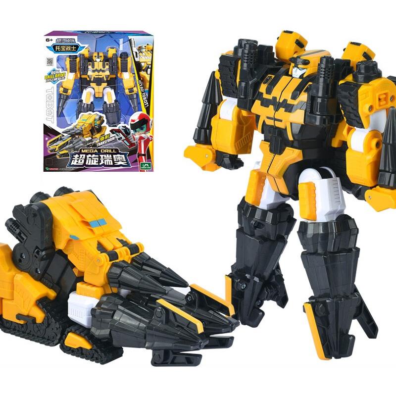 Nye Galaxy Detectives Tobot Transformasjonsbil til Robot Leketøy Korea Tegneserie Brødre Anime Tobot Deformasjonsbil Tog Leker