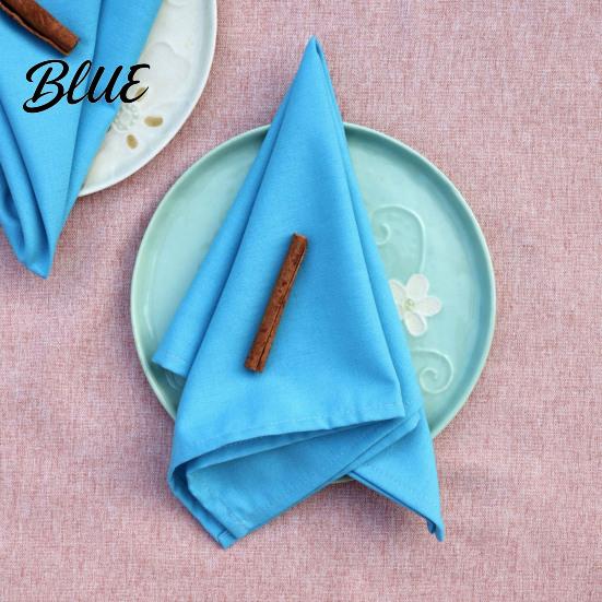 Durable Cloth Napkins Rustic Napkin 16 Inch Solid Color Linen Machine Exquisite Washable