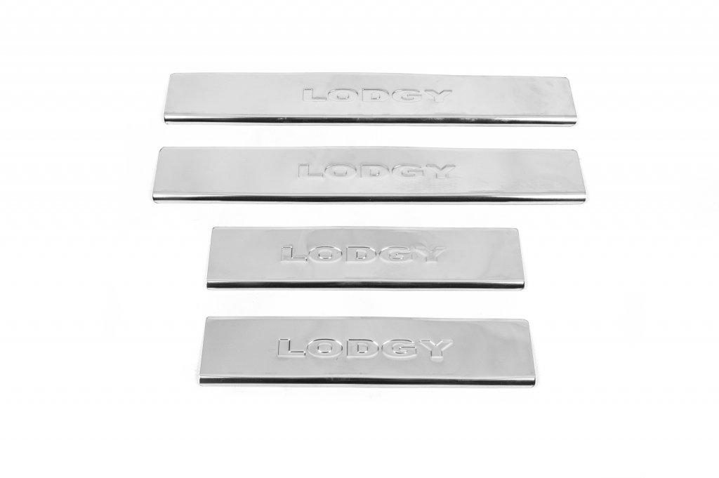

Накладки на пороги Carmos V2 (4 шт, нерж) для Renault Lodgy 2013-2022 гг
