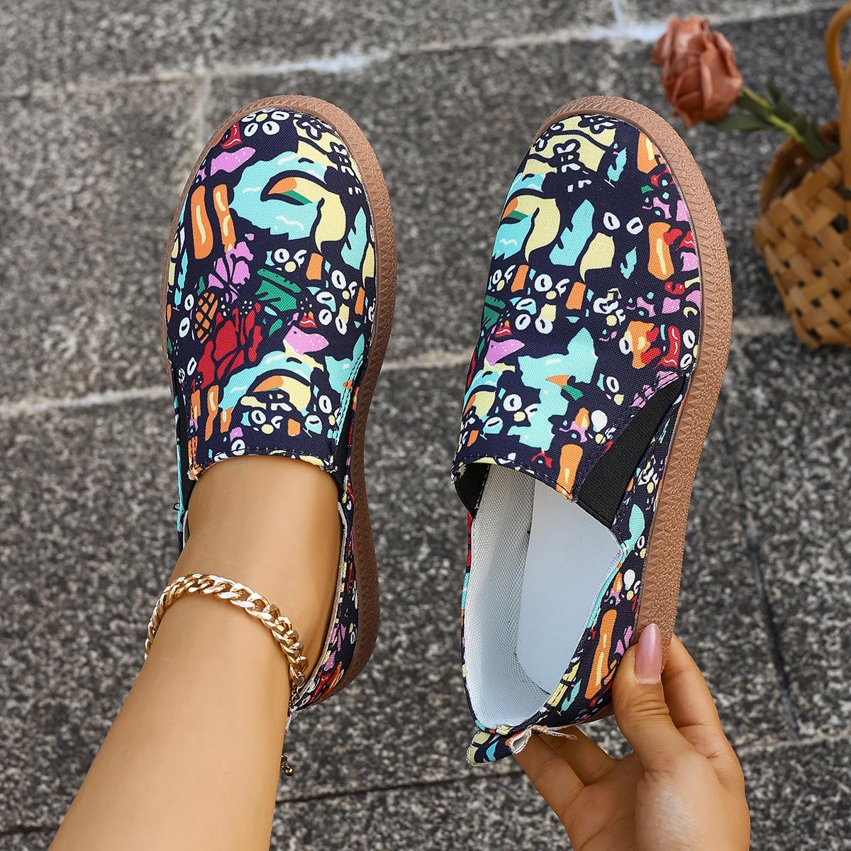 

Fashion Women Casual Shoes Walking Slip on Lightweight Fashion Comfortable Sneakers Shallow Platform Sneakers Women Zapatos De Mujer 36