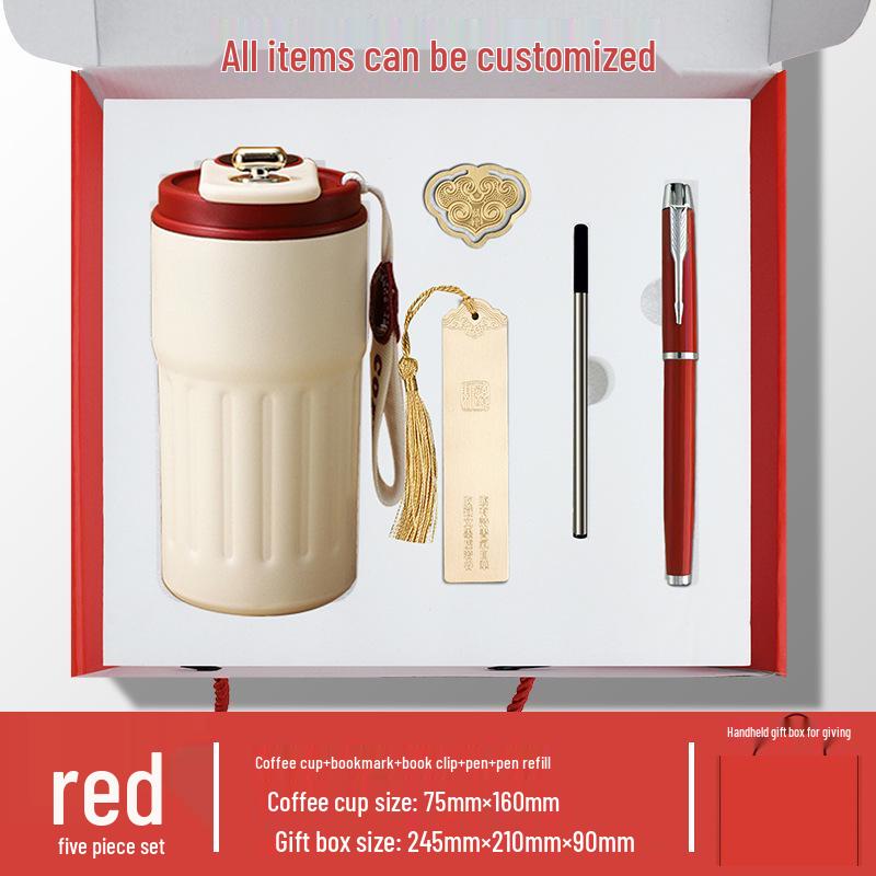 Custom Brass Bookmark Set - Premium Corporate Meeting Gift with Logo