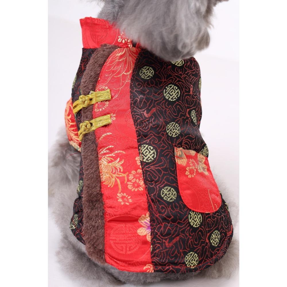 Tang suit pet clothes new Chinese groom wedding clothes cat dog universal wedding festive pet clothes