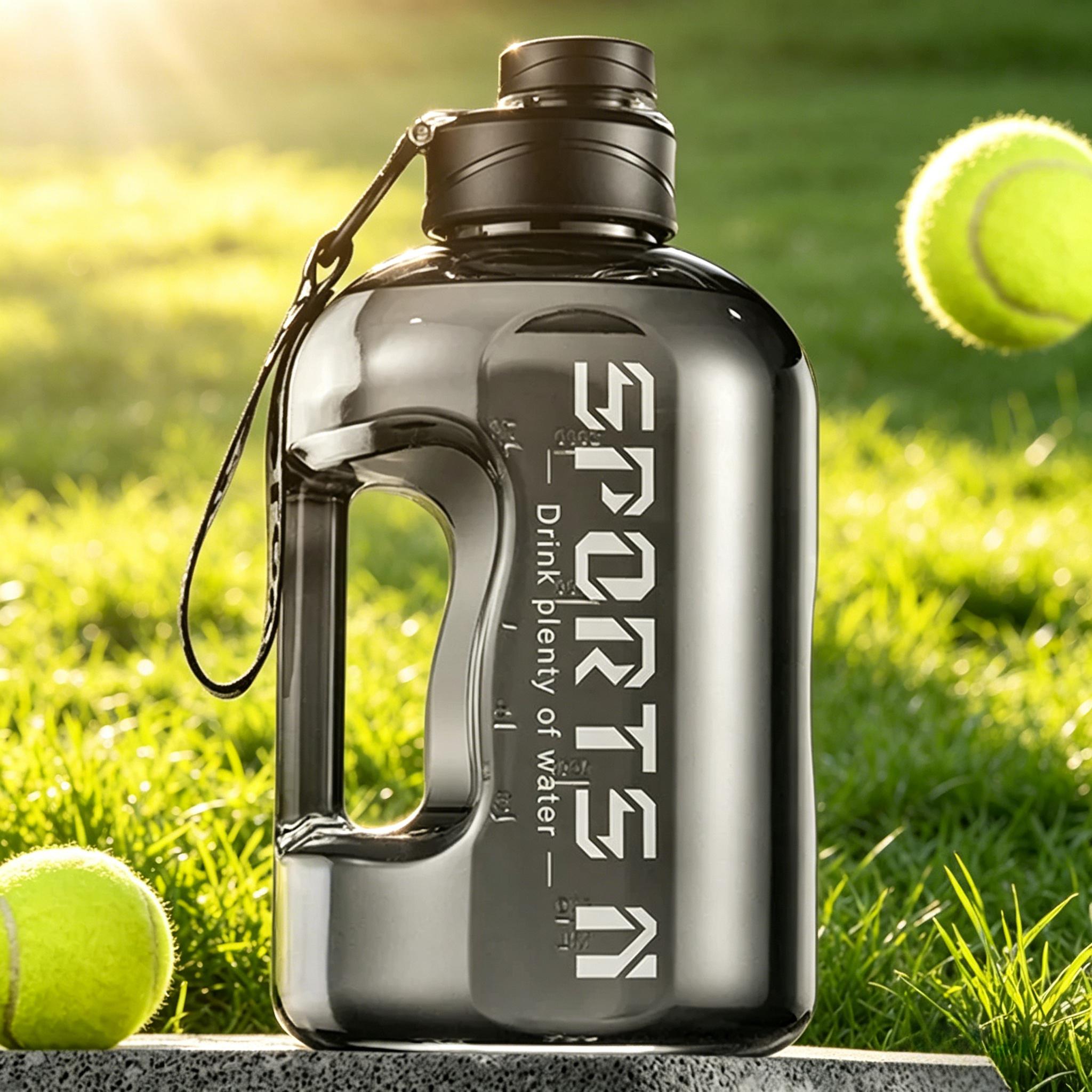 

Large Capacity 1.7 Liter Water Bottle – BPA Free Sports Gym Water Kettle, Portable for Camping & Travel, Big Drinking Bottle 1.7L чёрный