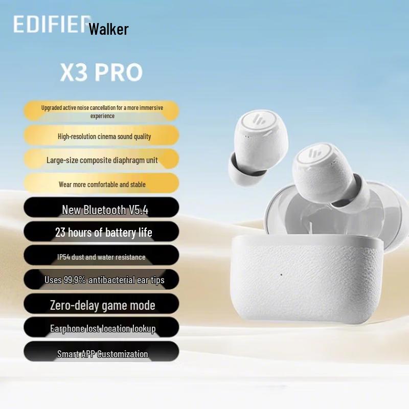 

Edifier X3 Pro True Wireless Noise-Cancelling Earbuds
