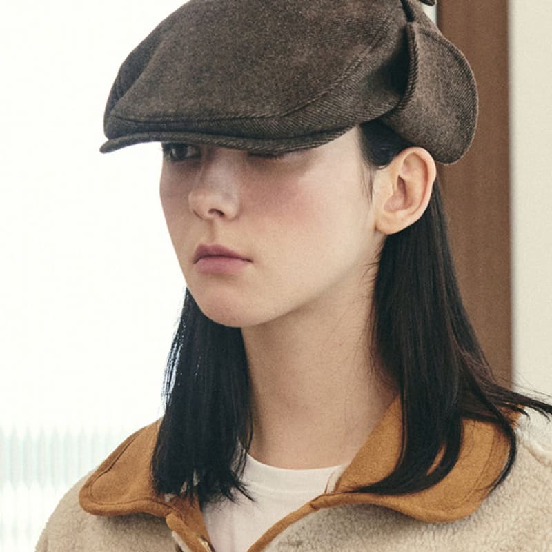 VARZAR VA Embroidered Fly Hunting Cap Brown