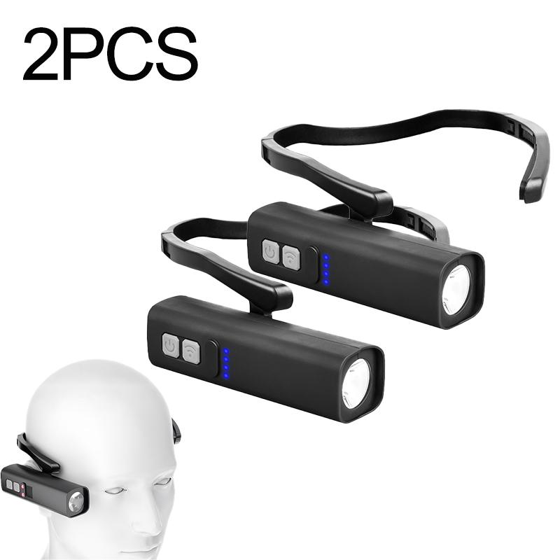 Rechargeable Headlamp Motion Sensor Headlight 3 Lighting Modes LED Head Torch Lightweight Cycling Camping Work Light Outdoor