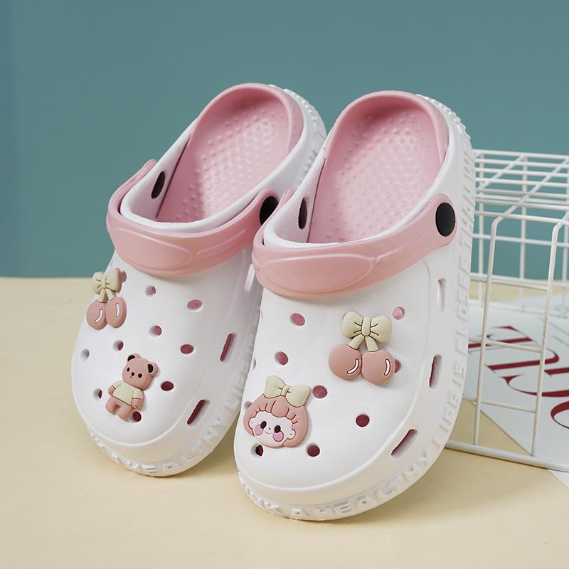 Cartoon Trendy Duck Summer Footwear Soft Nonslip Eva Clogs For Kids Of Ages All
