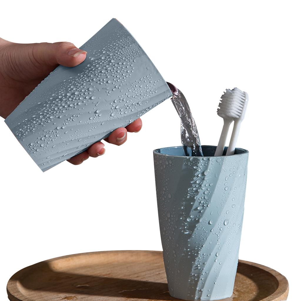 Toothbrush Cup Double-layer Bathroom Toothbrush Holders Innovative Bathroom Tumbler Reusable Drinking Cups For Tooth Brushing