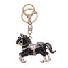 Keychain Pendant Horse Shape Rhinestone Inlaid Key Chain Diverse Color Backpack Keyring Key Accessory