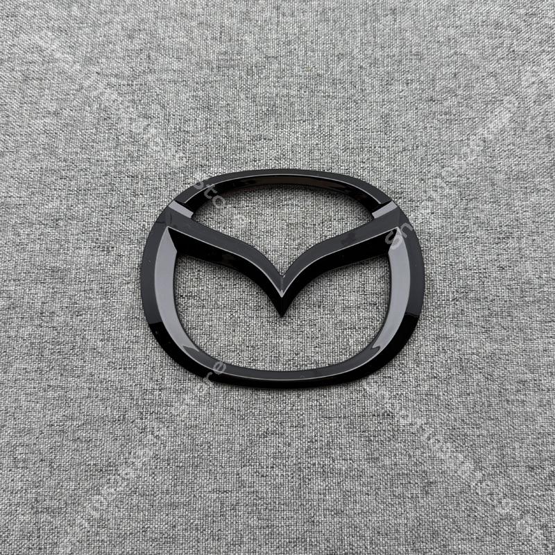 Black Logo MAZDA3 Front Emblem Letters Badge Car Rear Trunk Sticker For 2015 2016 Years MAZDA3 Sedan Hatch back Accessories FF17
