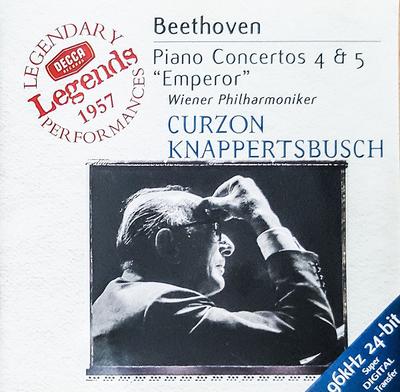 CD VIENNA PHILHARMONIC ORCHESTRA, LUDW - Piano Concerto 4 & 5 Emperor 4671262 Decca 2000 Europe Classical Used