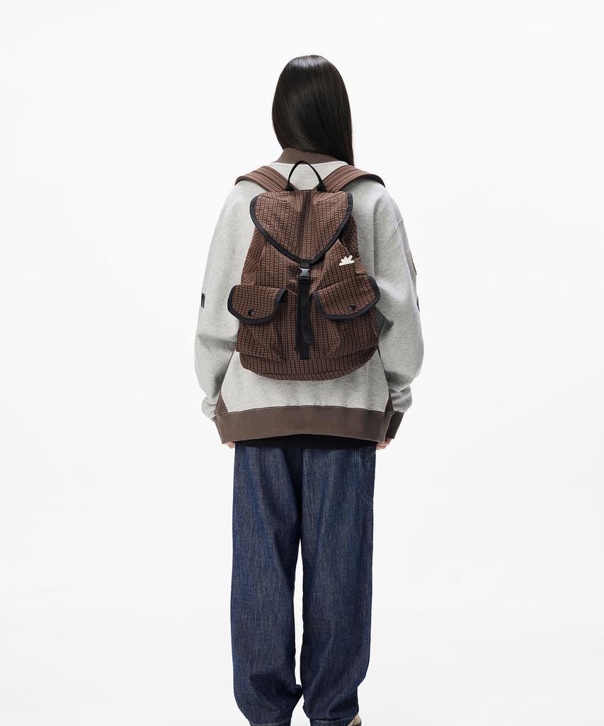 Sunlovetour Explorer Daypack Brown Grid