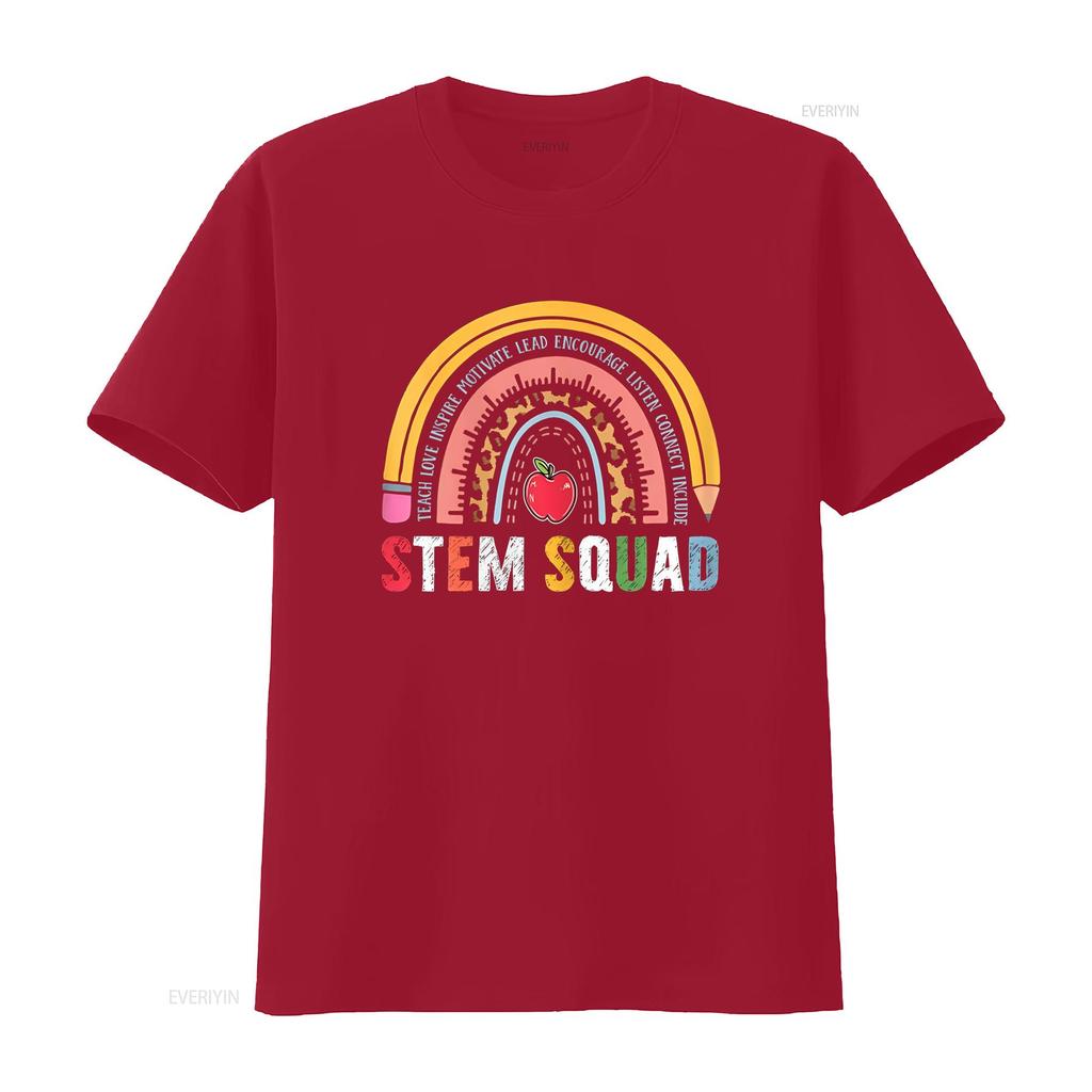 Steminist STEM Teacher Science Technology Engineering Math T Shirt vintage Washed Soft streetwear Breathable Slightly Versatile