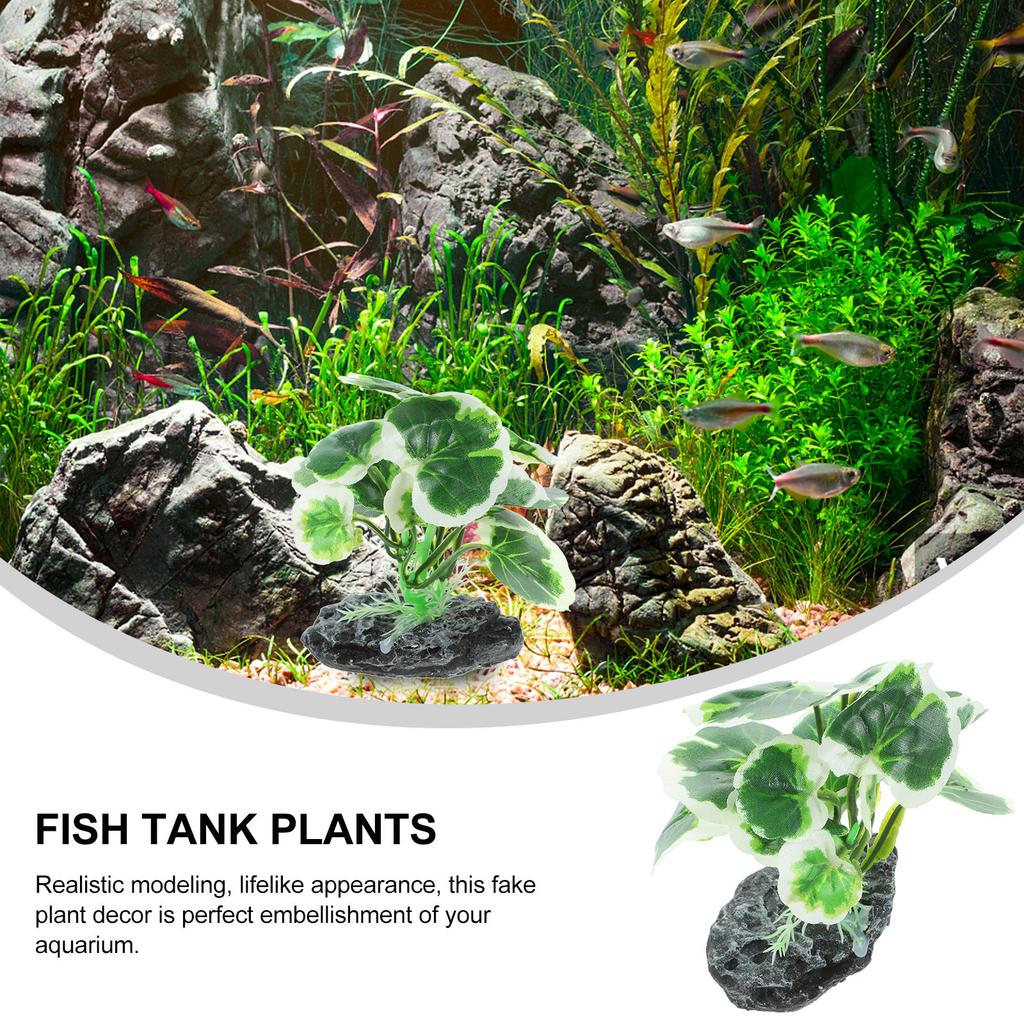 Simulation Aquarium Artificial Plant Decoration Goldfish Hide Small Plastic Fish Tank Ornament Fake Plants for Fish Tank