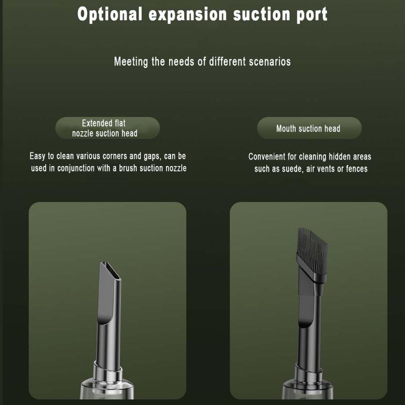 Digital Display Wireless Car Vacuum, High Power Handheld Strong Suction Cleaner for Home and Automobile Dual Application