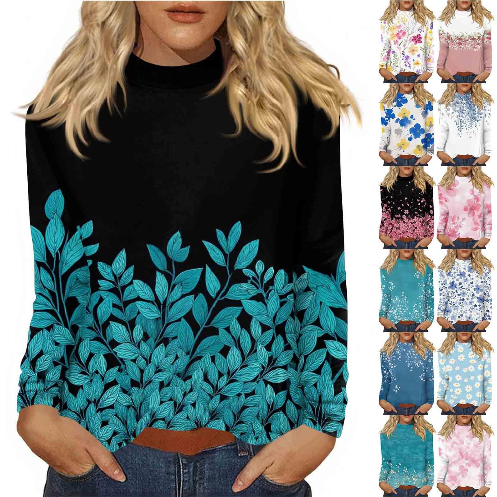 

Women s Daily Casual Long Sleeve Mid Collar Top XXXL