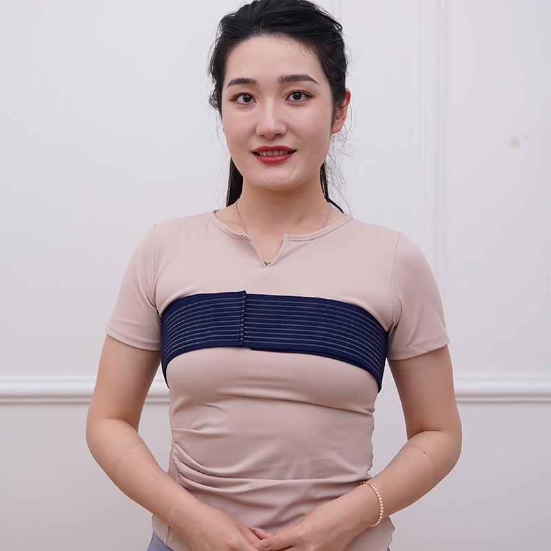 

Post Surgical Breast Implant Stabilizer And Compression Band, Breast Support Band, Chest Belt, Adjustable Extra Sport Bra Strap синій
