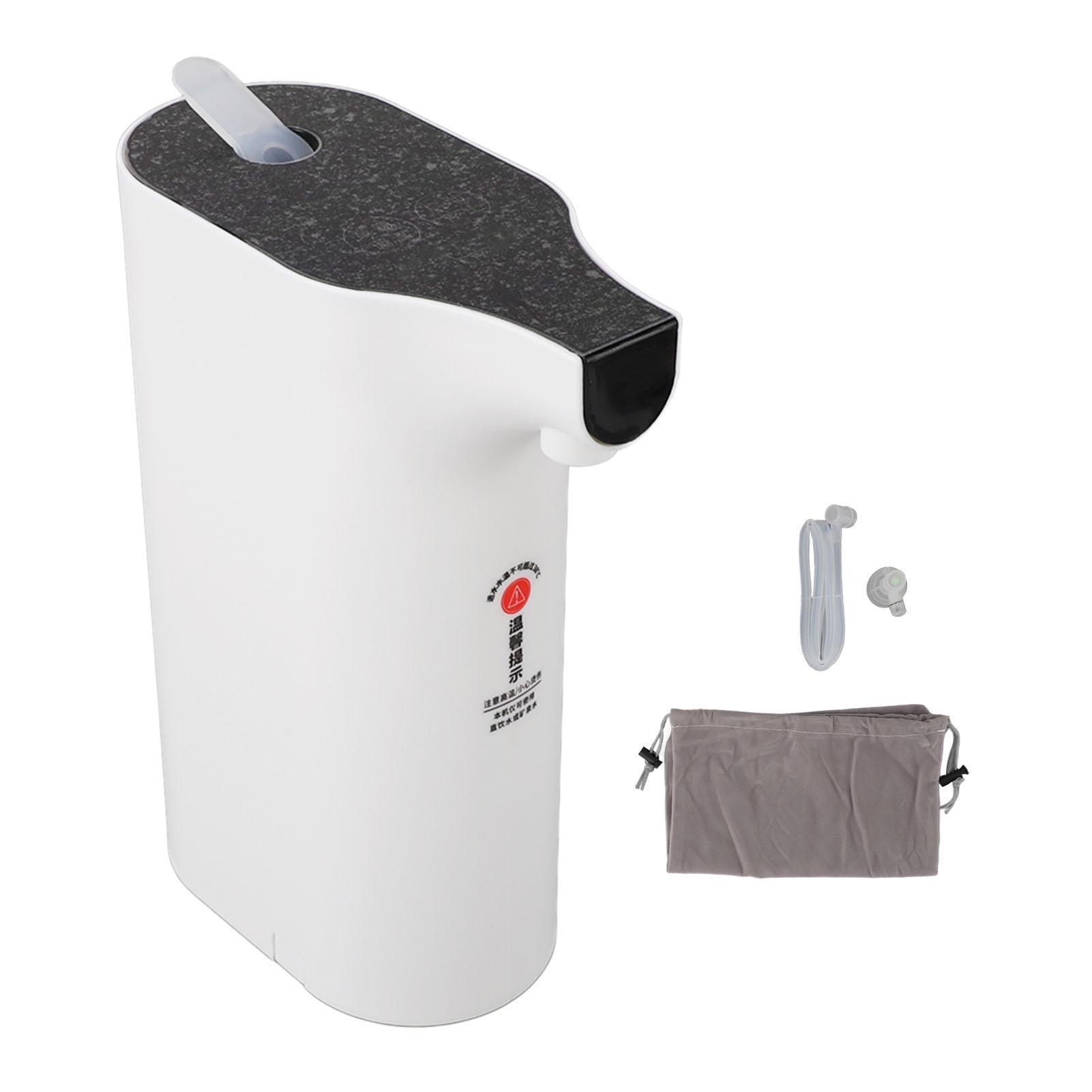 

Портативний диспенсер гарячої води потужністю 1800 Вт, світлодіодний дисплей, 5 температур, 2 виходи води, блокування від дітей L