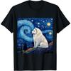 Samoyed Starry Night - Samoyed T-Shirt(2)