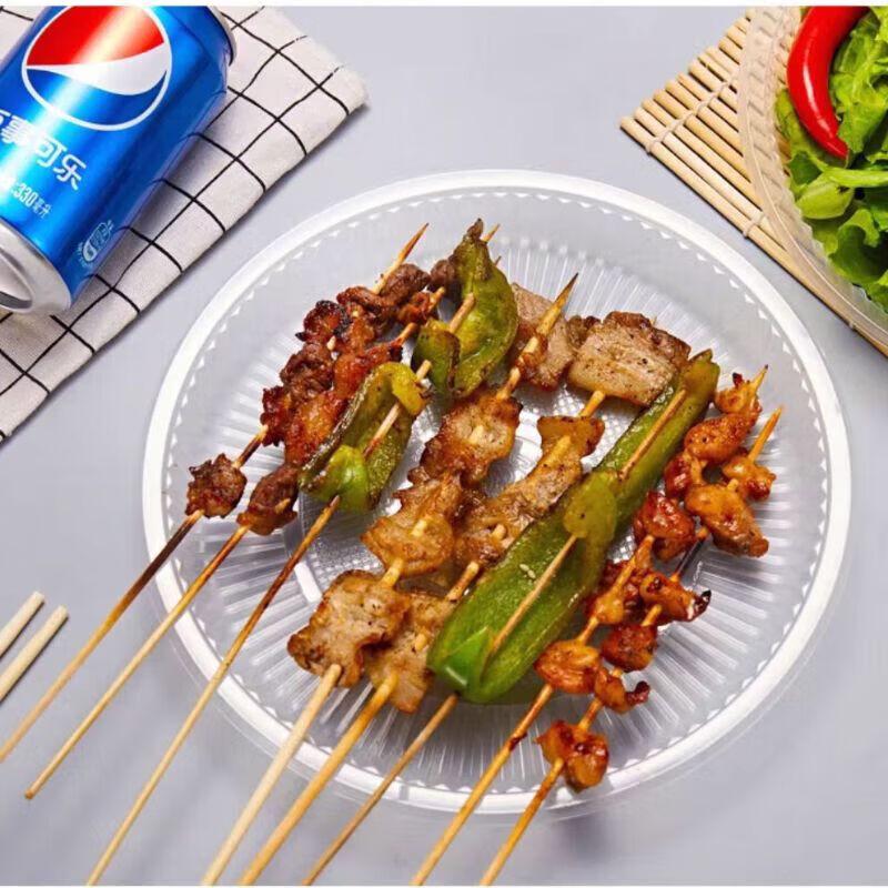 777 Disposable 9-Inch Round Plastic Plates (30-Pack)