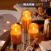 3PCS LED Candle Light Battery Operated Remote Control Flameless Candle Lights For Home Party Bedroom Decoration Candles