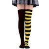 Colorful Over-the-knee Women's Socks For Parties And Holidays Friction-resistant Polyester Blend