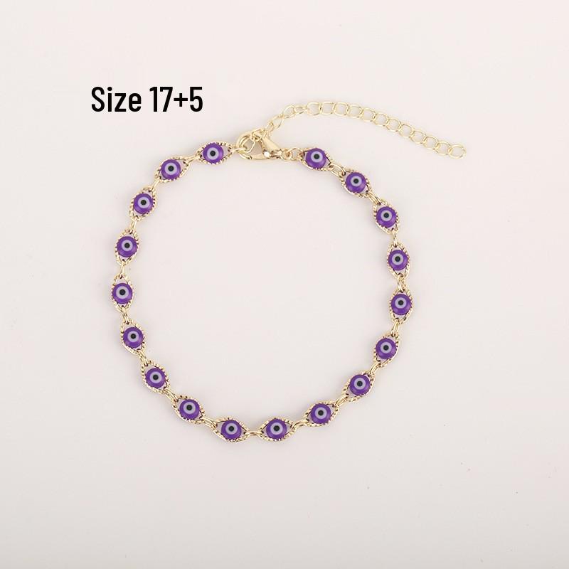 Damen Leicht Luxuriöses Böses Auge Armband - Hand Schmuck im Europäischen und Amerikanischen Stil