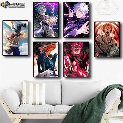 DIY 5D Diamond Painting Anime Jujutsu Kaisen Cross Stitch Kit Full Drill Embroidery Mosaic Art Picture of Rhinestones Gift