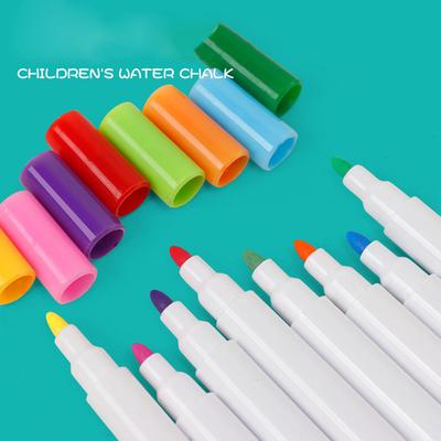 12 Colour Set Of Colour Repeatable Water Soluble Brush Water-Based Chalk 70ML