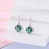 Vendita Calda Orecchino a Cerchio in Argento 925 per Donna Geometria Cuore Piuma Gatto Pendientes Gioielli alla Moda