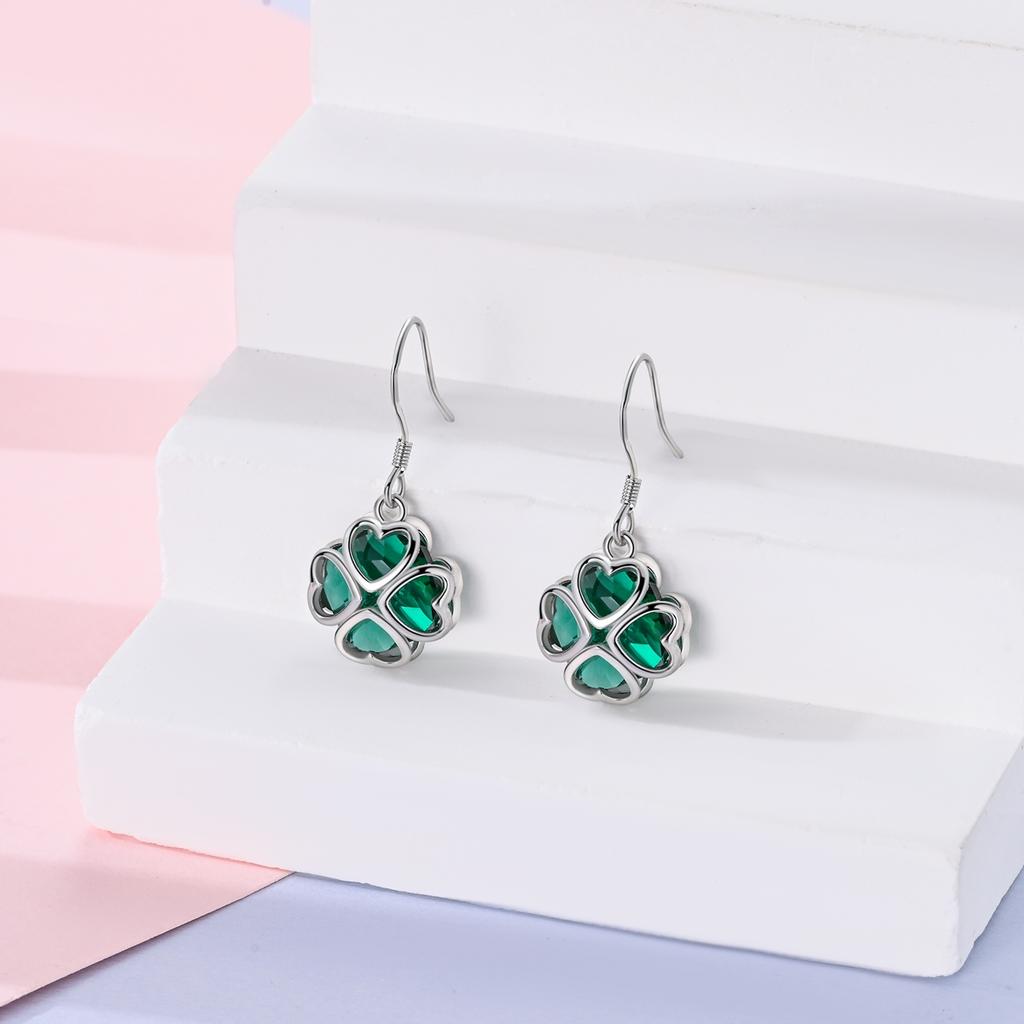 Vendita Calda Orecchino a Cerchio in Argento 925 per Donna Geometria Cuore Piuma Gatto Pendientes Gioielli alla Moda