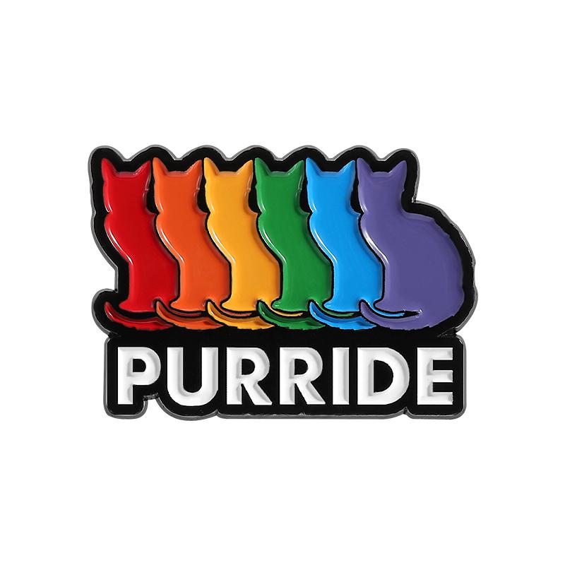 LGBTQ Rainbow Enamel Pin You’re Safe With Me Pride Metal Brooches Lapel Badges Jewelry Gift for Gay Homosex Lesbian Friends