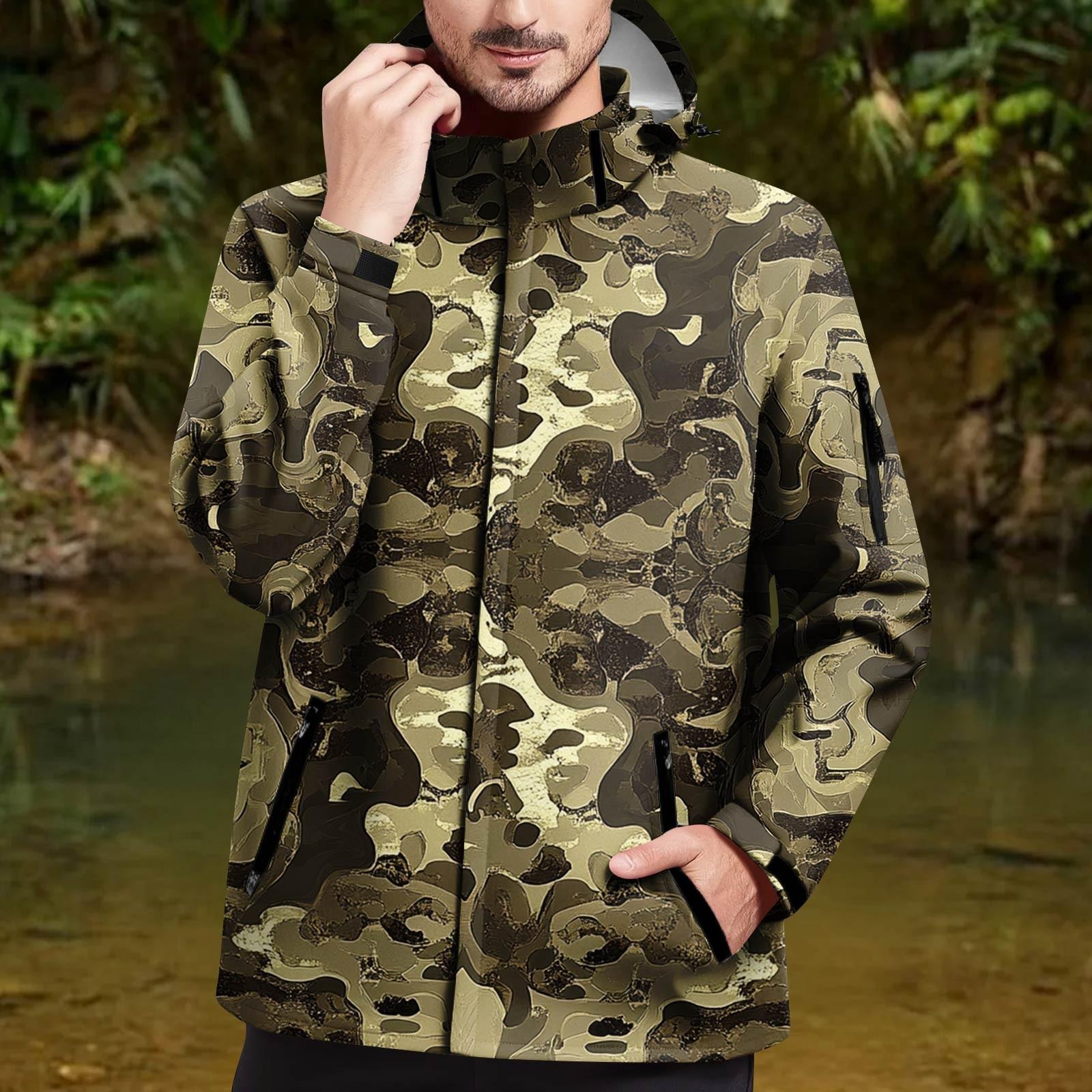 

Мужская водонепроницаемая ветровка, легкий дождевик с капюшоном для повседневной носки L