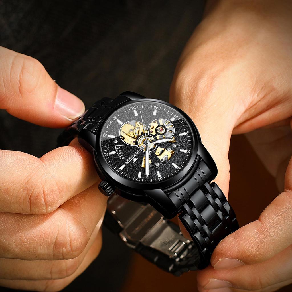 Fen Zun Men's 2020 Trendy Skeleton Automatic Watch
