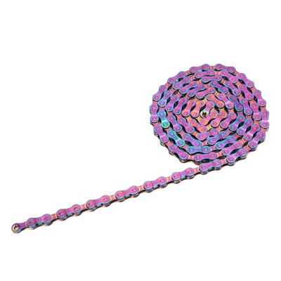 Bike Chain Rust Proof Sensitive Colorful Electroplating 6 7 8 Speed Chain for Road Mountain Bikes