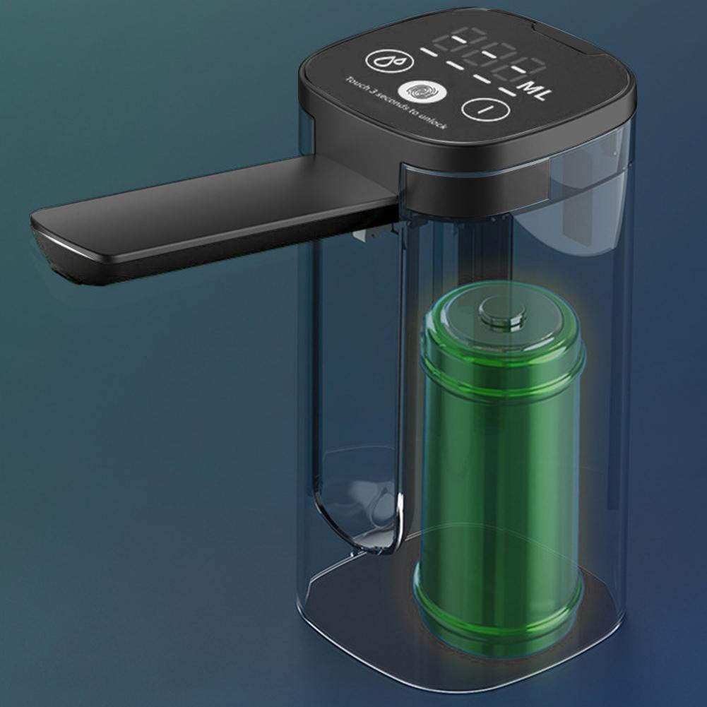 Vattenbehållare Pekkontroll Vattenflaska Pump Automatisk Vattenflaskedispenser för Campingutrustning Kök Kontor Picknick
