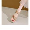 Women's Platform Sandals SIKETU Summer Velcro Thick Sole Casual Beach Shoes Lightweight Non-Slip