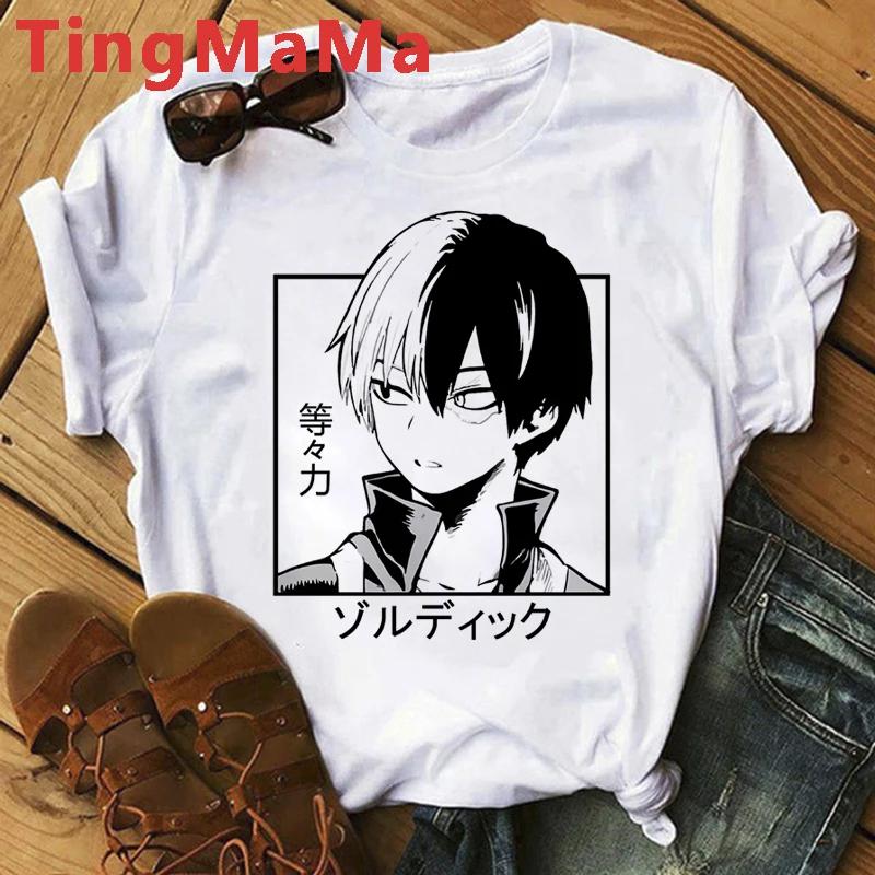 

2026 New Unisexga Cute My Hero Academia Anime T Shirt Boku No Hero Academia Unisex High Quality Tshirt Toga Tee Anime Deku Tshirt S