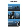 BOLANY Soft Tail Bike Air Rear Absorber Mountain Bike Rear Shock Suspension XC DH Shock MTB 165/190/210/230mm Bike Parts