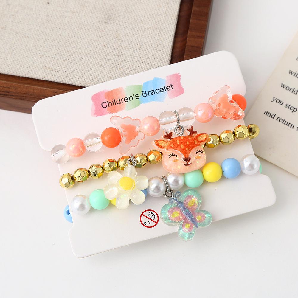 

Красочный браслет из хрустальных бусин для девочек – Детские украшения в мультяшном стиле