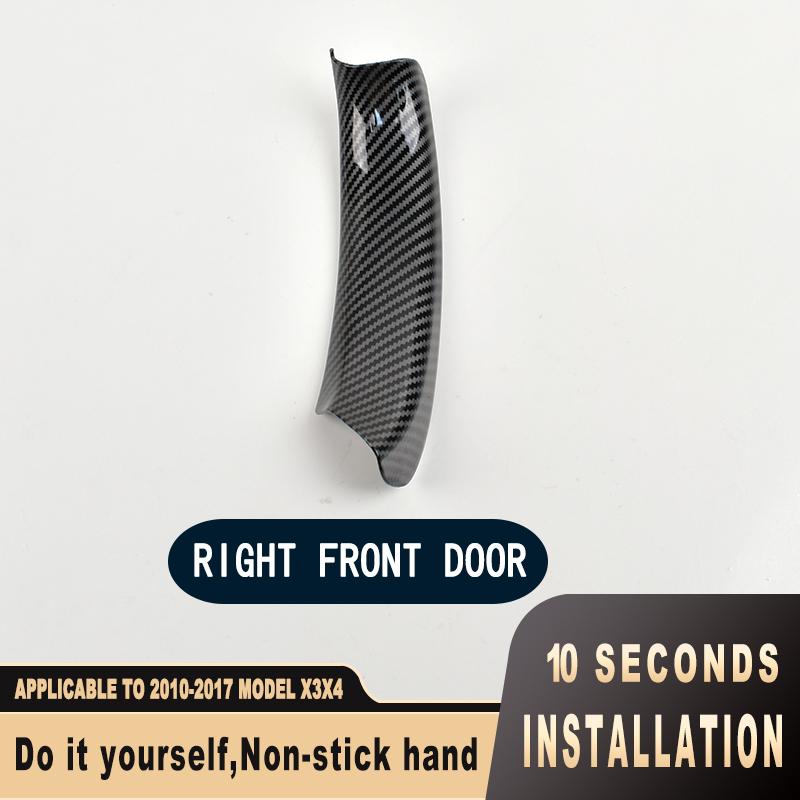 Für BMW X3 X4 Auto Innen Türgriff Abdeckung Trim Tür Schüssel Aufkleber Carbon faser Auto Zubehör Für BMW X3X4