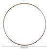 Round Dreamcatch Circle Gold Color Round Wire Wreath Making for Independence Day Flower Making Supply X3UC