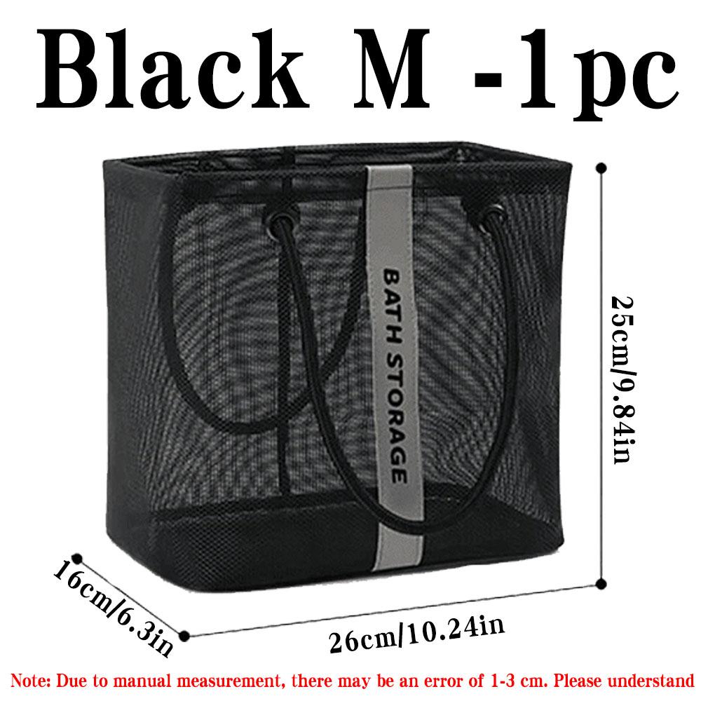 Mesh Shower Bag, Travel Beach Bathtub Organizer, Men's And Women's Fitness And Yoga Toiletry Bags, Holiday Laundry Basket, Bath