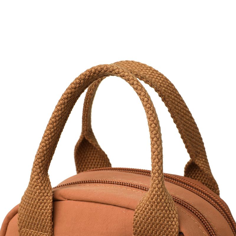 Small Square Bag Women's Travel Shoulder Bag Solid Color Crossbody Bag Water-Repellent Nylon Bag