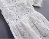 Versatile Lace Cardigan with Mock Collar - Women's Long Sleeve Shawl for Spring, Summer, and Autumn.