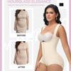 Full Body Shaper Corset With Adjustable Straps And Front Hooks