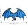 Foldable Halloween Dragon Wing Elastic Band Universal Masquerade Dragon Wing Non-woven Fabric Unisex Cosplay Wing Costume
